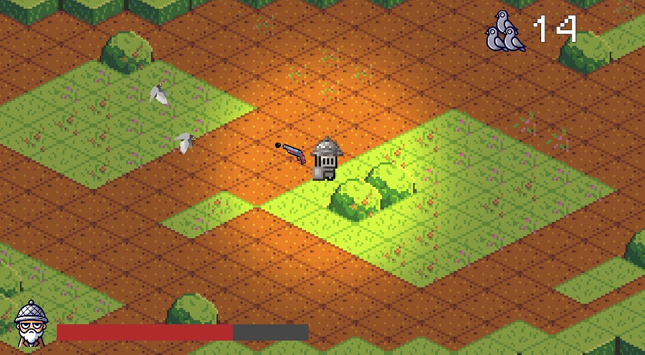 Screenshot of Pigeons with Helmets game